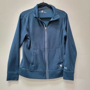 Carhartt Womens Force Extremes Zip Up Jacket Size Medium Blue/Green Color